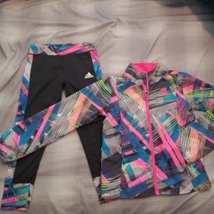 Girls Adidas Track Suit